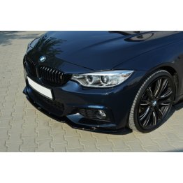 Накладка сплиттер на передний бампер на BMW 4 F32 M-Pack